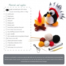 how to crochet american indian penguin pattern