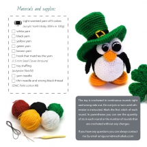 Ireland shamrock crochet pattern